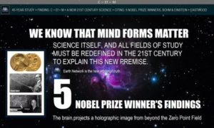 MIND FORMS MATTER THOUGHTS CREATE REALITY Nobel Prize winners know that mind does form matter and thoughts do create reality.