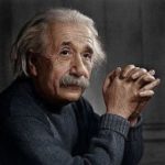 Einstein and Books by William Eastwood