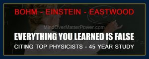 Nobel prize winners findings offering proof that mind and thoughts form matter create reality