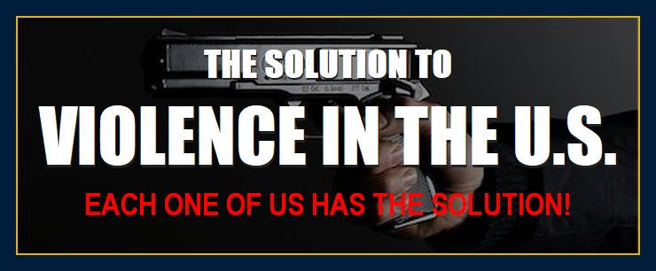 gun depicts the solution to gun violence division conflict problems crime discontent turmoil aggression victimization shootings homegrown terrorism