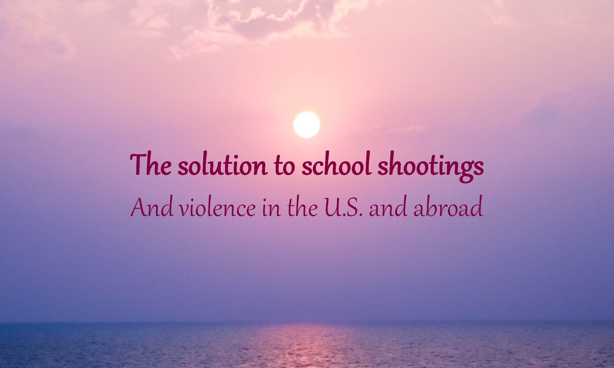 What Is The Cause Of Mass Shootings Violence Is Up Today This Week