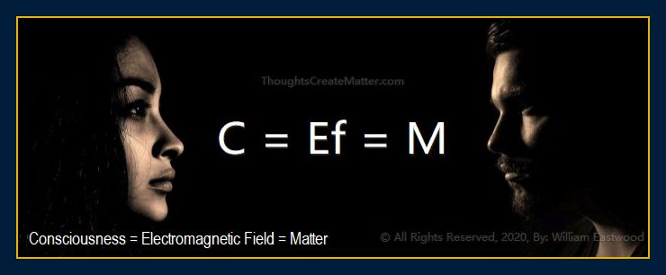 Mind forms matter presents C=Ef=M.