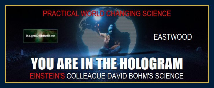 Mind forms matter presents: You are in a hologram