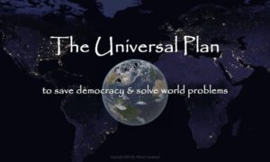 Mind forms matter Thoughts create matter introduces The Universal Plan