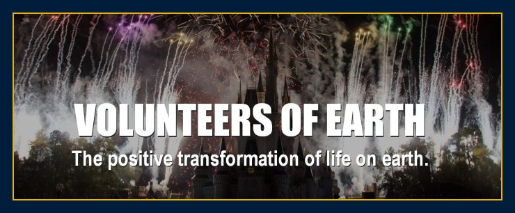 Mind forms matter presents: Volunteers of earth and positive world transformation