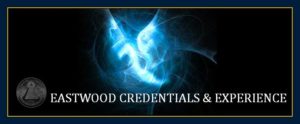 Mind forms matter presents: William Eastwood's credentials and experience.