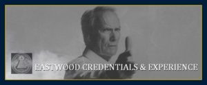 Mind forms matter presents: Eastwood's credentials and experience.