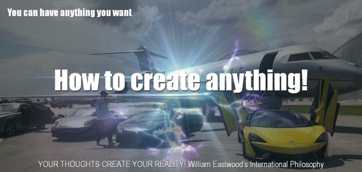 Thoughts create matter presents William Eastwood international philosophy solution