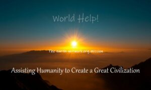 Mind forms matter earth-network