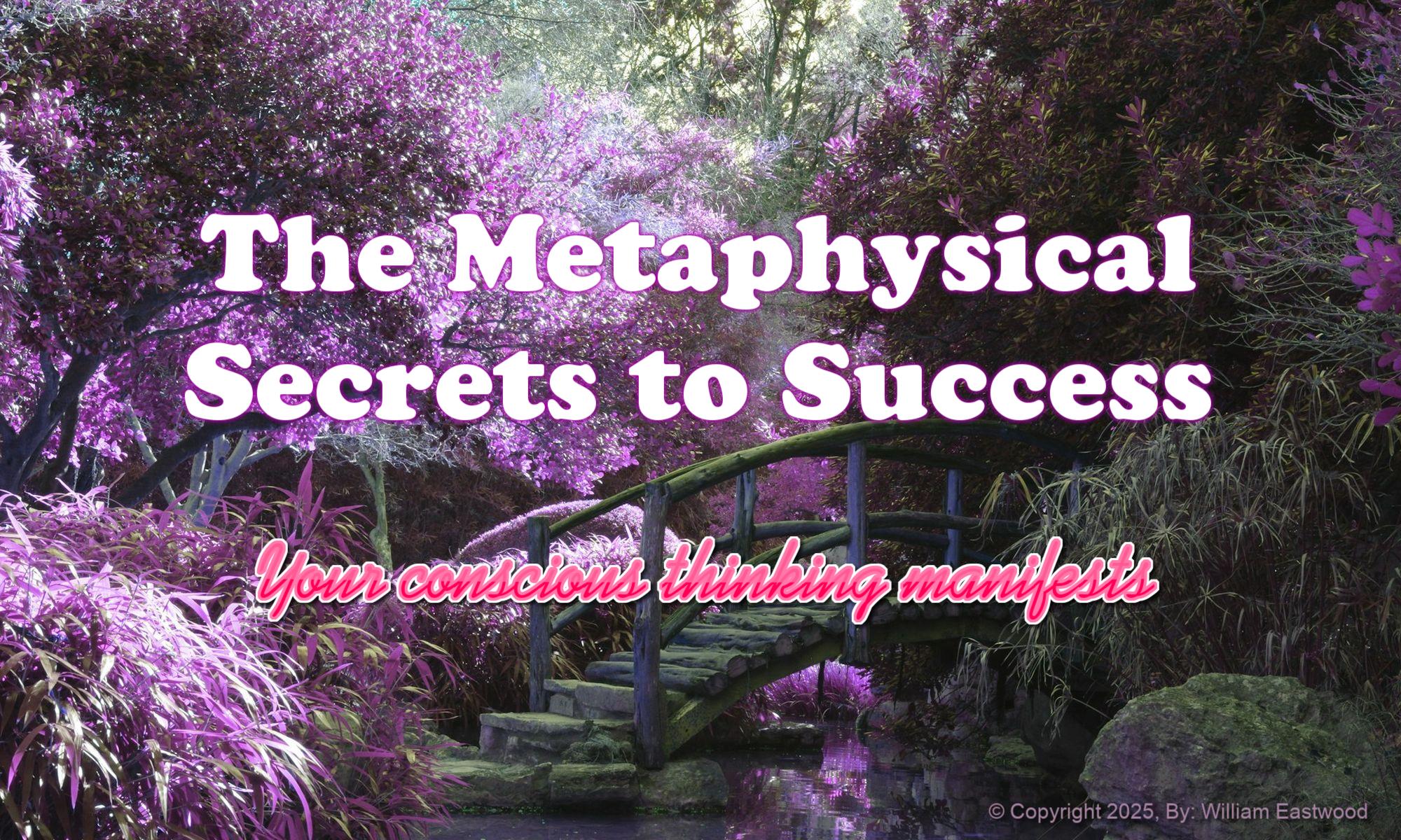 Metaphysical Secret to Success How Your Conscious Mind Positive Thinking Forms Reality