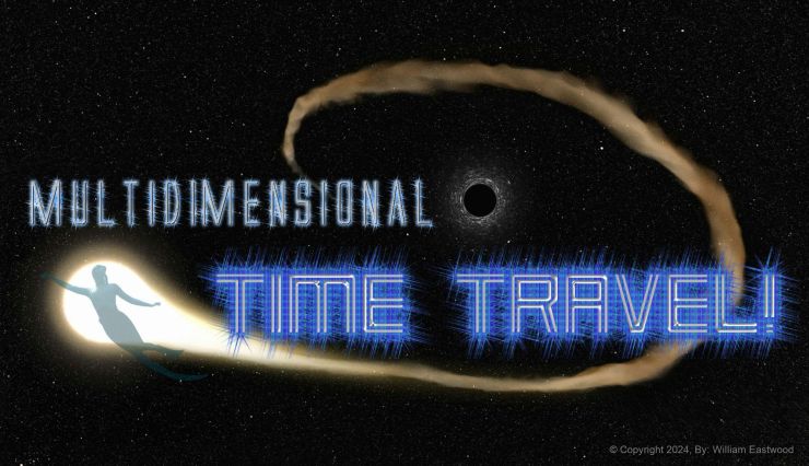 Time travel through dimensions