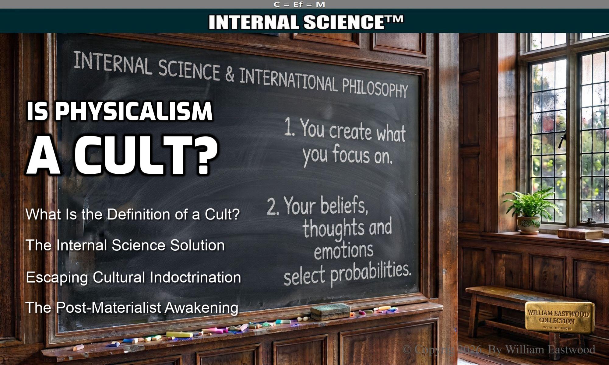 Is Physicalism a Cult? The Internal Science Solution Is Physicalism a Cult? The Internal Science Solution